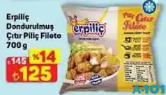 ERPİLİÇ DONDURULMUŞ ÇITIR PİLİÇ FİLETO 700 G